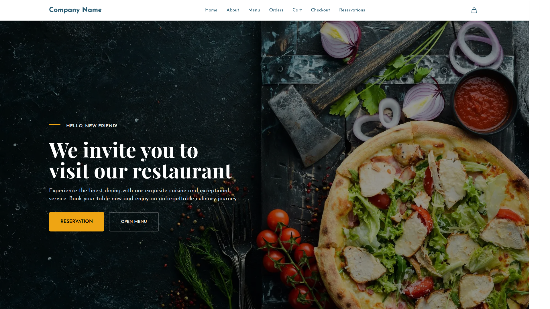 Restaurant Web App